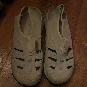 Clarke Beige Strappy Sandals